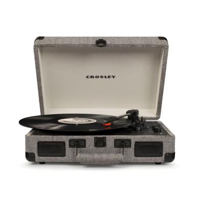 Crosley Cruiser Deluxe Platenspeler - Visgraat Motief - Exclusief Model Crosley Cruiser Deluxe Platenspeler - Visgraat Motief - Exclusief Model