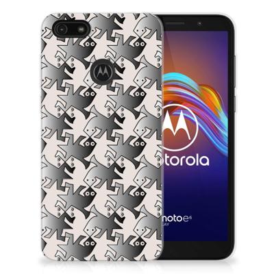 Motorola Moto E6 Play TPU Hoesje Salamander Grey