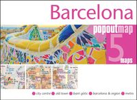 Stadsplattegrond Popout Map Barcelona | Compass Maps - thumbnail