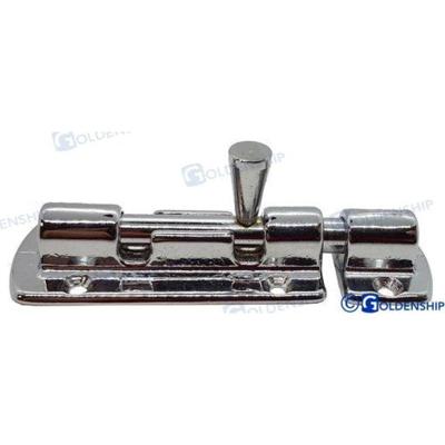 Cierres pasador y pestillo GS72443 - CIERRE PASADOR LATON CROM. 90 MM.