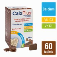 CalxPlus Chocoladesmaak 60 Kauwtabletten - thumbnail