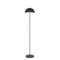 QAZQA - Modern Buiten vloerlamp mushroom zwart oplaadbaar 3-staps dimbaar - Keira | Dimmer | Dimbaar | Buitenverlichting - Kunststof Rond - (niet vervangbare) led LED inbegrepen - Max. 1 x 9 Watt