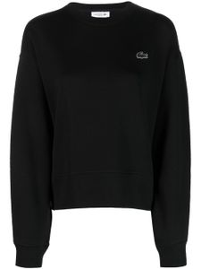 Lacoste sweat à logo appliqué - Noir