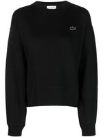 Lacoste sweat à logo appliqué - Noir - thumbnail