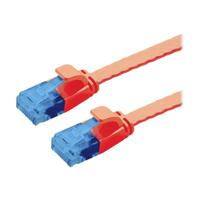 VALUE UTP patchkabel, Cat.6A (Class EA), extra plat, rood, 3 m - thumbnail