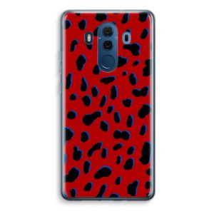 Red Leopard: Huawei Mate 10 Pro Transparant Hoesje