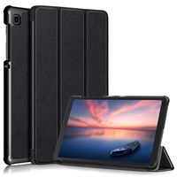 Tri-Fold Series Samsung Galaxy Tab A7 Lite Folio Case - Zwart - thumbnail