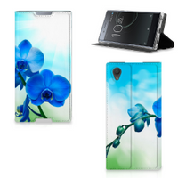 Sony Xperia L1 Smart Cover Orchidee Blauw - Cadeau voor je Moeder