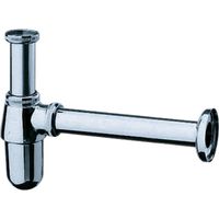 Hansgrohe bekersifon 5/4 met muurbuis met rozet chroom 52053000 - thumbnail