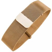 Horlogeband Universeel WD017R.22 Roestvrij staal (RVS) Rosé 22mm