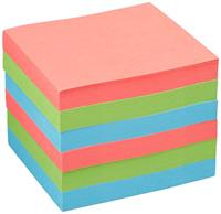 Post-it R3306SJ zelfklevende notitieblaadjes Super Sticky Z-Notes 76 x 76 mm, 90 vellen, 6 stuks, klaprozen, neongroen, ultrablauw