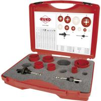 RUKO 106302 106302 Gatenzaagset 8-delig 22 mm, 29 mm, 35 mm, 44 mm, 51 mm, 68 mm 1 set(s)