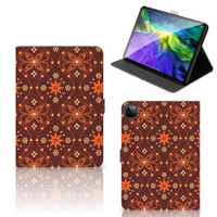 iPad Pro 11 2020/2021/2022 Tablet Hoes Batik Brown