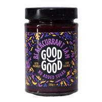 Good Good Sweet Jam Zwarte Bessen met Stevia (330 gr) - thumbnail