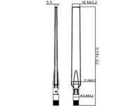 DeLOCK 88913 antenne Omnidirectionele antenne RP-SMA 7 dBi - thumbnail