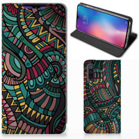 Xiaomi Mi 9 Hoesje met Magneet Aztec