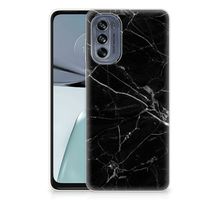 Motorola Moto G62 5G TPU Siliconen Hoesje Marmer Zwart - Origineel Cadeau Vader - thumbnail