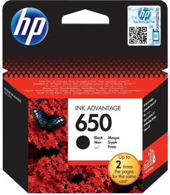 650 - Zwart - origineel - inktcartridge - voor Deskjet 1516, Ink Advantage 15XX, Ink Advantage 26XX, Ink Advantage 4515