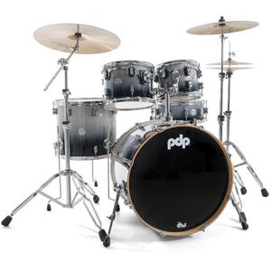 PDP Drums PD808468 Concept Maple Silver to Black Fade 5d. drumstel