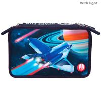 Monster Cars - Trippel Pencil Case w/LED - Spacefun (11287)