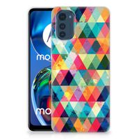 Motorola Moto E32/E32s TPU bumper Geruit - thumbnail