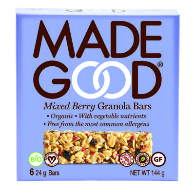 Made Good Granola bar mixed berries 24 gram bio
