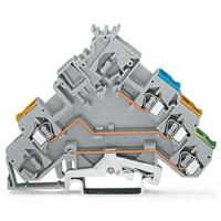 WAGO 280-572 actuatorklem 5mm trekveer bezetting: L grijs 50 st.