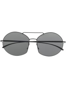 Mykita lunettes de soleil teintées à monture ronde - Noir