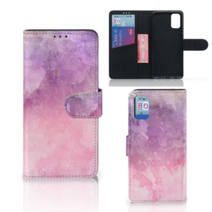 Hoesje Samsung Galaxy A41 Pink Purple Paint