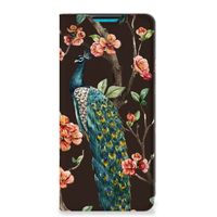 Samsung Galaxy A73 Hoesje maken Pauw met Bloemen