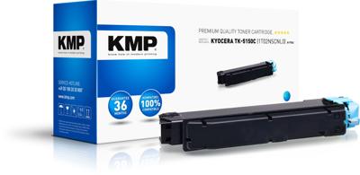 KMP Toner vervangt Kyocera TK-5150C Compatibel Cyaan 10000 bladzijden K-T74C 2908,0003 KMP Toner vervangt Kyocera TK-5150C Compatibel Cyaan 10000 bladzijden K-T74C 2908,0003