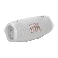 JBL Charge 6, draadloze draagbare Bluetooth-speaker, 28 uur afspeeltijd, IP68 waterdicht, stof- en valbestendig, JBL Pro Sound met AI Sound Boost, Auracast multi-speaker verbinding, wit