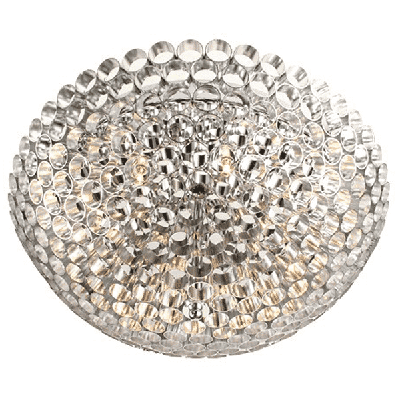 Moderne Plafonnière Modena 30 cm 1 Lichts Aluminium