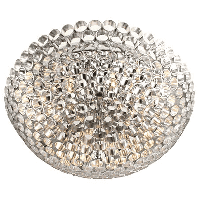 Moderne Plafonnière Modena 30 cm 1 Lichts Aluminium