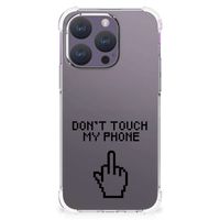 iPhone 15 Pro Anti Shock Case Finger Don't Touch My Phone