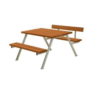 Picknicktafel Balkon Alpha Teak 1 Rugleuning