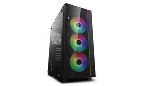 DeepCool MATREXX 55 V3 ADD-RGB 3F tower behuizing 2x USB-A 2.0, USB-A 3.2 (5 Gbit/s), 2x Audio, Window-kit