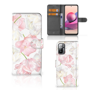 Xiaomi Redmi Note 10/10T 5G | Poco M3 Pro Hoesje Lovely Flowers