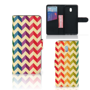 Xiaomi Redmi 8A Telefoon Hoesje Zigzag Multi Color