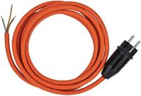Brennenstuhl Bremaxx aansluitkabel (3 m kabel, voor langdurig gebruik buitenshuis IP44, inzetbaar tot -35 °C, Made in Germany) oranje