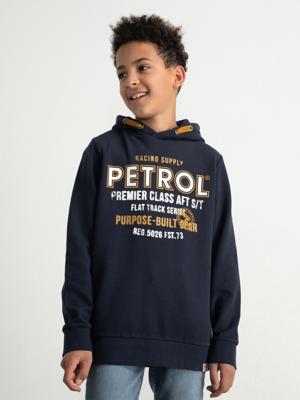 Petrol Industries Jongens Retro Style Hoodie Zwart - 164