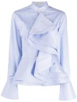 Palmer//Harding Gestreepte blouse - Blauw