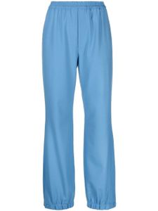 Nanushka pantalon de jogging à coupe droite - Bleu