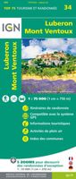 Wandelkaart - Fietskaart 34 Luberon - Mont Ventoux | IGN - Institut Gé - thumbnail