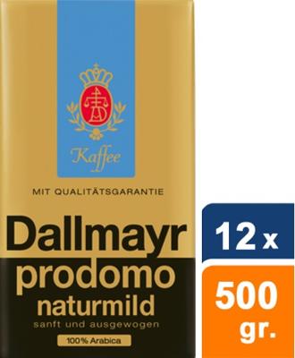 Dallmayr - Prodomo Naturmild Gemalen koffie - 12x 500g