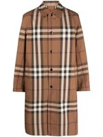 Burberry chemise en coton à motif Vintage Check - Marron