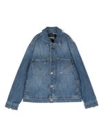 DONDUP KIDS veste en jean à poches poitrine - Bleu