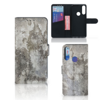 Alcatel 1S 2020 Bookcase Beton Print - thumbnail