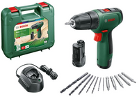 Bosch Groen Easy Drill 1200 Accu Schroefboormachine | 12 V | 30 Nm | 2 x 1,5 Ah accu + lader | In transportkoffer - 06039D3007