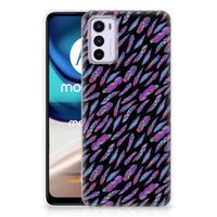 Motorola Moto G42 TPU bumper Feathers Color